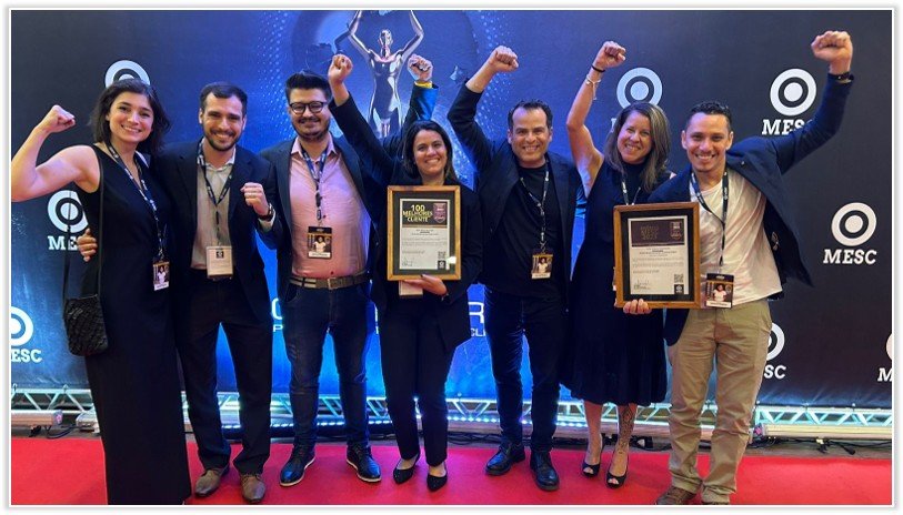 Foto do prêmio Época Negócios